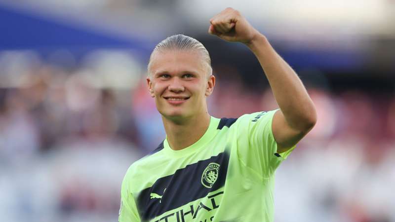 Erling Haaland named Premier League Player of the Month after record-breaking Man City start