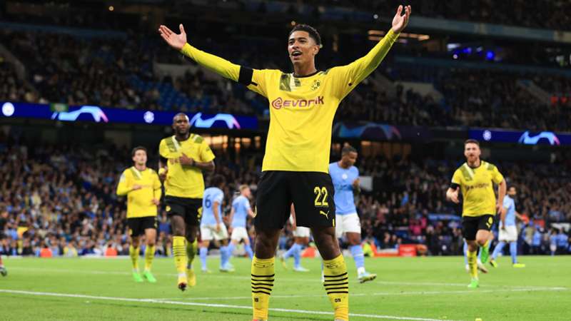Pep Guardiola hails 'exceptional' Bellingham after Man City complete Borussia Dortmund comeback
