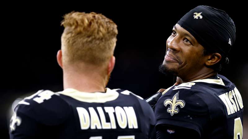 New Orleans Saints head coach Dennis Allen hints Jameis Winston may take over as starting QB New Orleans Saints head coach Dennis Allen hints Jameis Winston may take over as starting QB