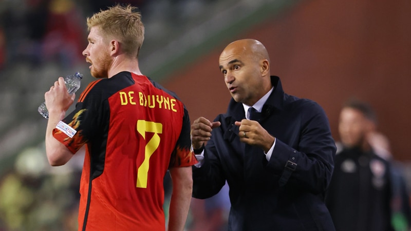 Belgium's Roberto Martinez labels Kevin De Bruyne the 'most incredible playmaker in world football'