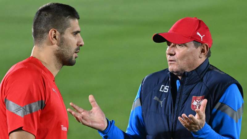 Serbia's Aleksandar Mitrovic training but still a doubt to face Brazil in World Cup opener in Qatar