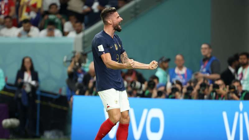 Olivier Giroud 'blessed', full of confidence after ending World Cup drought with record-tying brace