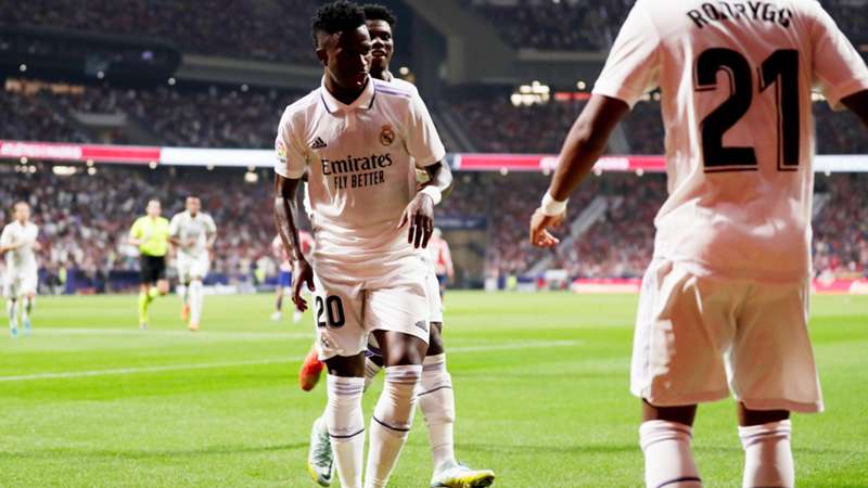Vinicius and Rodrygo celebrate goal versus Atletico with dance after fans' offensive chants