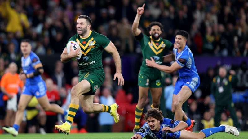 Australia 30-10 Samoa: James Tedesco stars as Kangaroos win 12th Rugby League World Cup title Australia 30-10 Samoa: James Tedesco stars as Kangaroos win 12th Rugby League World Cup title