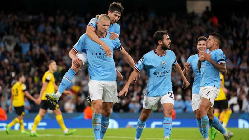 Manchester City 2-1 Borussia Dortmund: Haaland marks BVB reunion with incredible goal as hosts compl Manchester City 2-1 Borussia Dortmund: Haaland marks BVB reunion with incredible goal as hosts compl