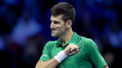 ATP Finals: Novak Djokovic maintains perfect record by winning three-hour Daniil Medvedev classic
