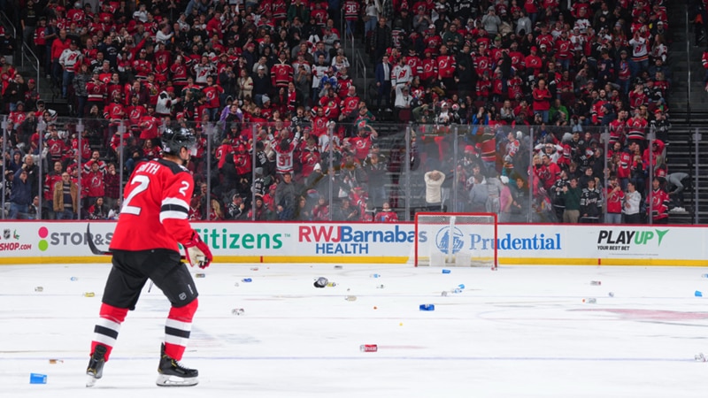NHL: Devils cop 'complete hurricane' after 13-game win streak ends after three disallowed goals
