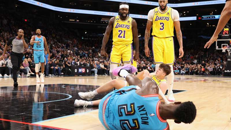 Los Angeles Lakers' Patrick Beverley receives three-game suspension for shoving Suns' Deandre Ayton Los Angeles Lakers' Patrick Beverley receives three-game suspension for shoving Suns' Deandre Ayton
