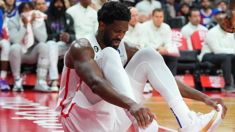 'It really hit me' - Joel Embiid more concerned with Tyrese Maxey's injury than his own ankle scare