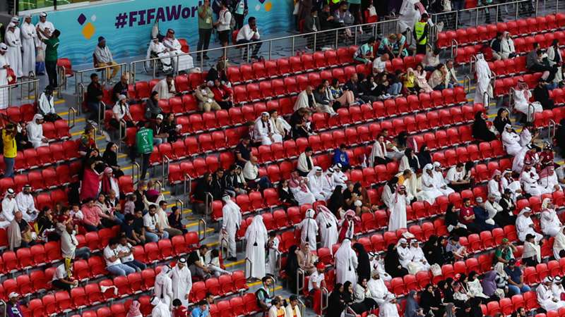 Felix Sanchez has no issue with Qatar fans despite mass exodus in 2-0 Ecuador World Cup loss Felix Sanchez has no issue with Qatar fans despite mass exodus in 2-0 Ecuador World Cup loss