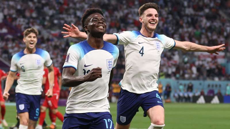 England 6-2 Iran: Saka at the double as Three Lions start with a roar