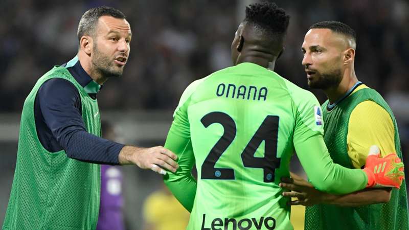 Andre Onana learning from 'giant' Samir Handanovic and inspired by 'the greatest' Manuel Neuer
