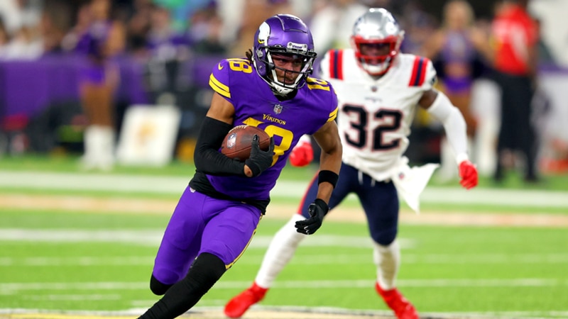 History-making Jefferson stars as Vikings bounce back with thrilling win over Patriots History-making Jefferson stars as Vikings bounce back with thrilling win over Patriots