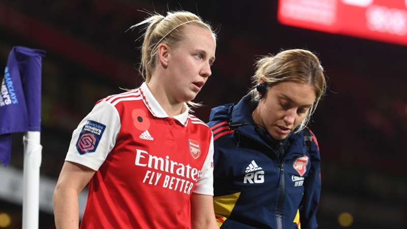 Arsenal forward Beth Mead suffered ruptured anterior cruciate ligament against Man Utd
