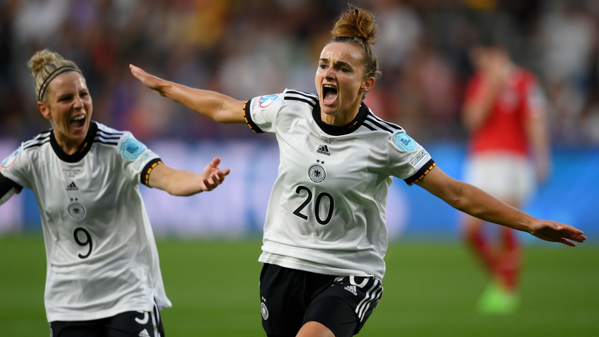 Women's Euros Alexandra Popp breaks record as Germany beat stubborn